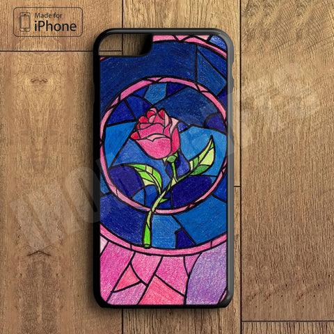 Beauty and Beast Flower Plastic Case iPhone 6S 6 Plus 5 5S SE 5C 4 4S Case Ipod Touch 6 5 4 Case iPhone X 8 8 Plus iPhone 7 7 Plus XR  XS MAX 11 12 13 14 PRO MAX