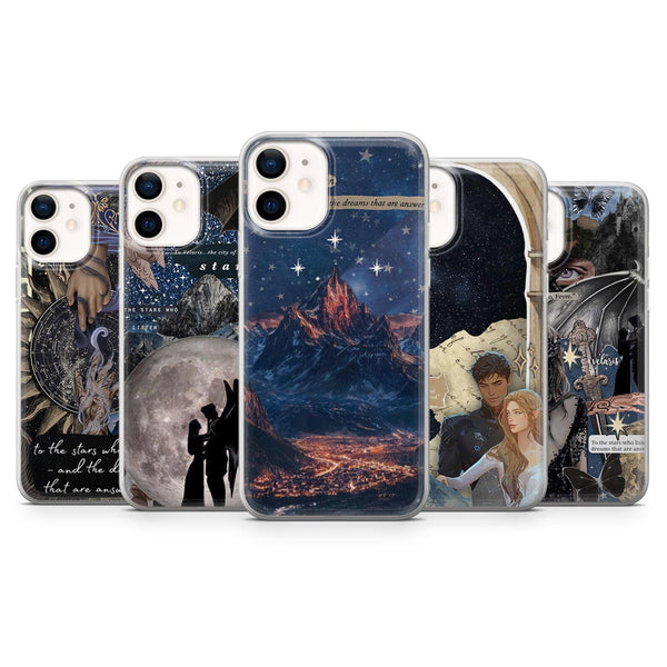 Acotar Phone Case Shadows Cute Roses Cover for iPhone 16 Pro Max