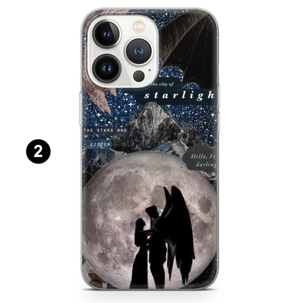 Acotar Phone Case Shadows Cute Roses Cover for iPhone 16 Pro Max