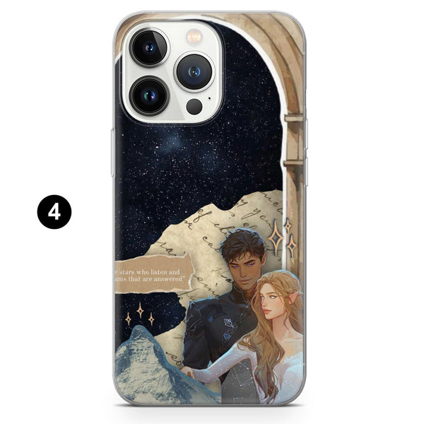 Acotar Phone Case Shadows Cute Roses Cover for iPhone 16 Pro Max