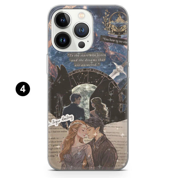 ACOTAR Phone Case Night Court Fantasy Cover for iPhone 16 Pro Max