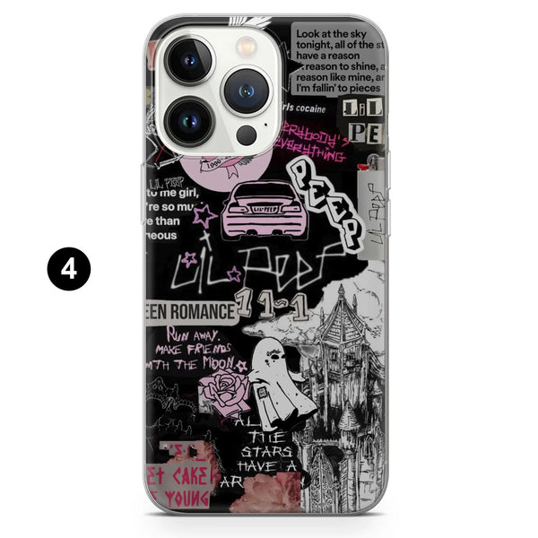 Lil Peep Phone Case Soft Grunge Emotional Cover for iPhone 16 Pro Max