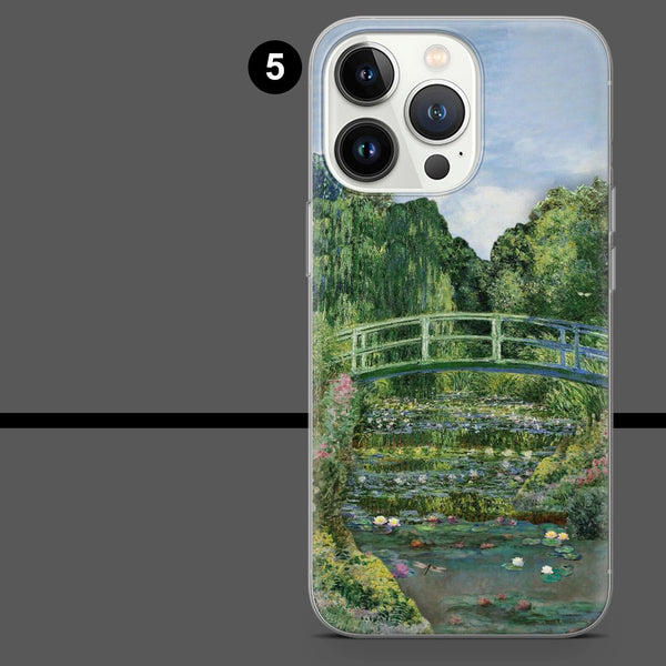 Cloude Monet Phone Case Art Painting Cover for iPhone 16 Pro Max
