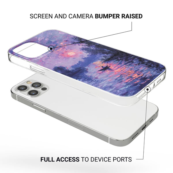 Cloude Monet Phone Case Art Painting Cover for iPhone 16 Pro Max