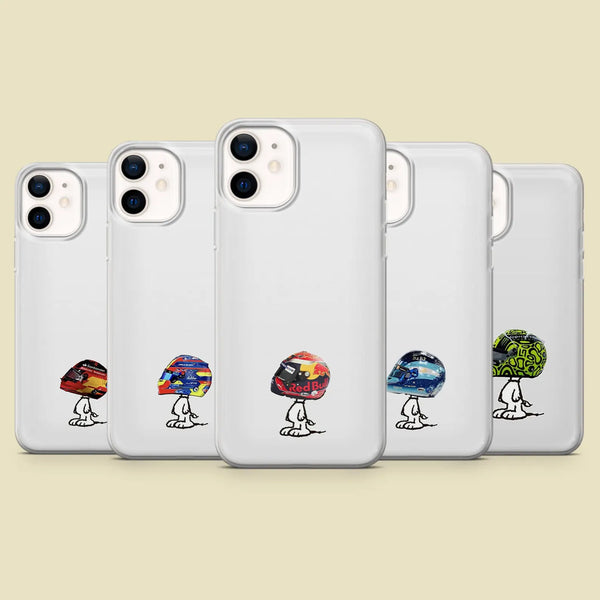 F1 Phone Case Formula Helmets Cover for iPhone 16 Pro Max