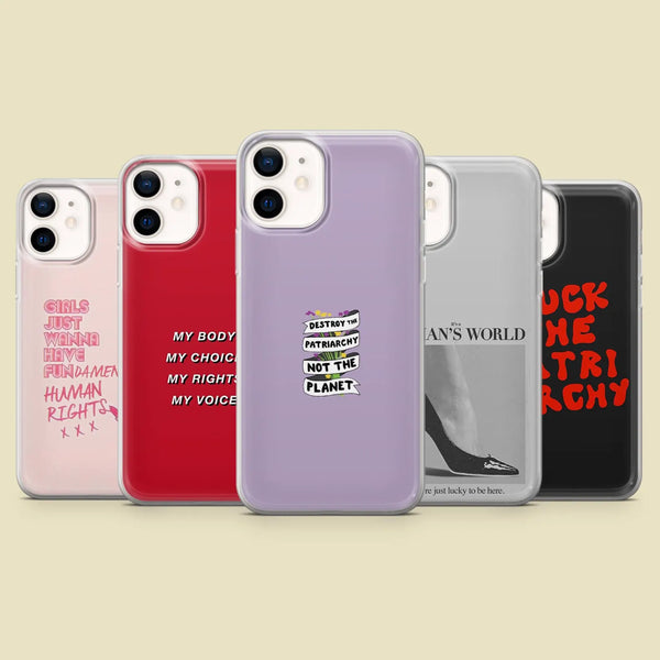 Feminist Phone Case Patriarchy Women Cover for iPhone 16 Pro Max