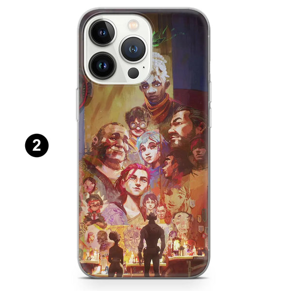 League Of Legends Phone Case Arcane Neon Cover for iPhone 16 Pro Max