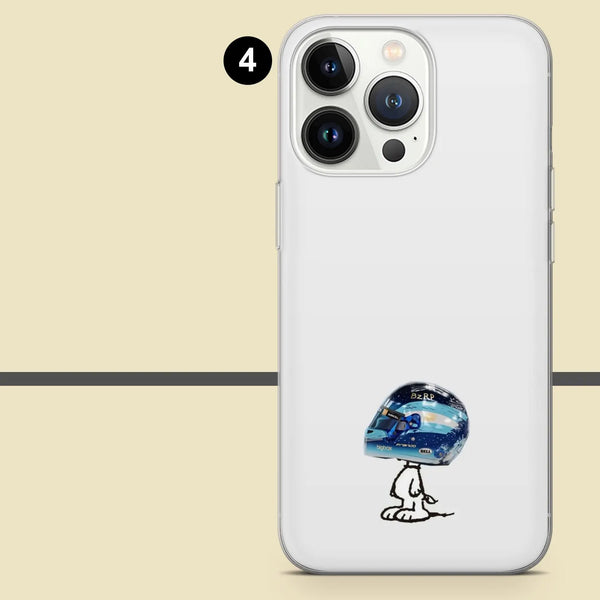 F1 Phone Case Formula Helmets Cover for iPhone 16 Pro Max