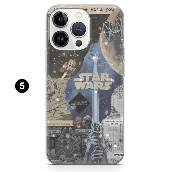 Star Wars Phone Case Galactic Adventure Cover for iPhone 16 Pro Max