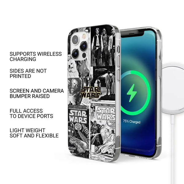 Star Wars Phone Case Galactic Adventure Cover for iPhone 16 Pro Max