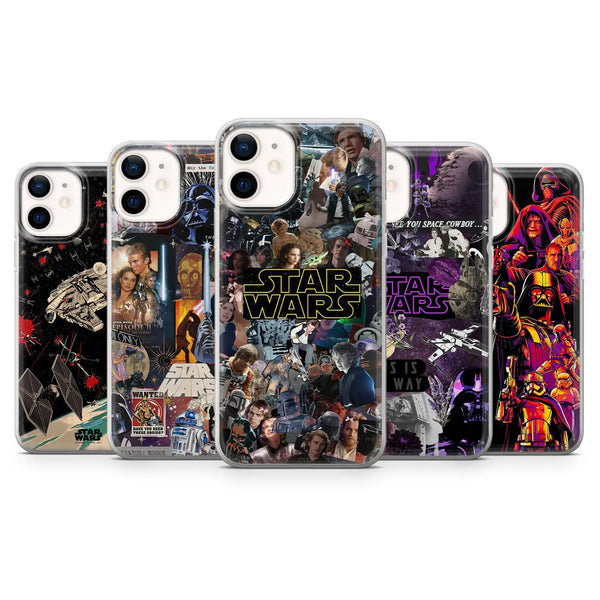 Star Wars Phone Case Movie Poster Space Cover for iPhone 16 Pro Max