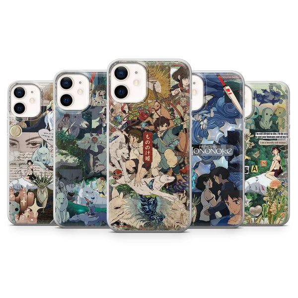 Princess Mononoke Phone Case Aesthetic Forest Cover for iPhone 16 Pro Max