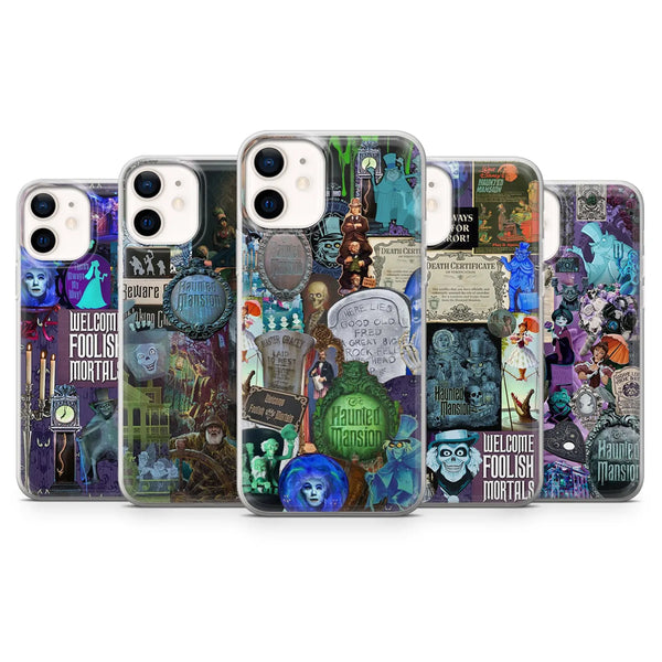 Ghosts Phone Case Haunted Mansion Disney Cover for iPhone 16 Pro Max