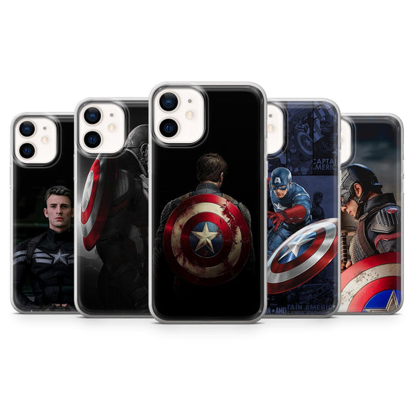 Captain America Phone Case Steve Soldier Cover for iPhone 16Pro Max