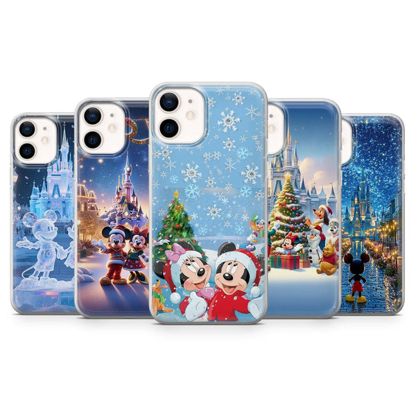 Mickey Mouse Phone Case Christmas Winter Cover for iPhone 16 Pro Max