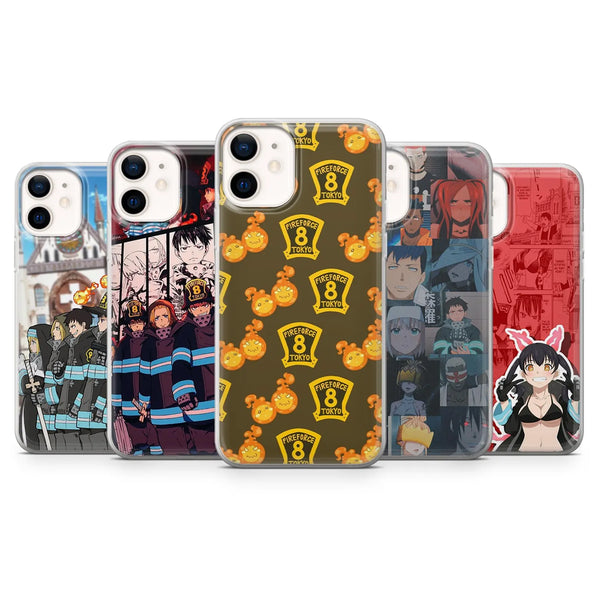 Fire Force Phone Case Shinra Kusakabe Anime Cover for iPhone 16 Pro Max