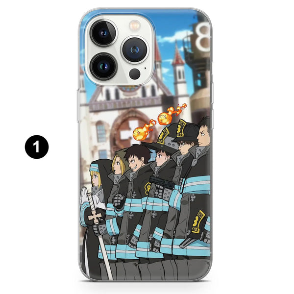 Fire Force Phone Case Shinra Kusakabe Anime Cover for iPhone 16 Pro Max