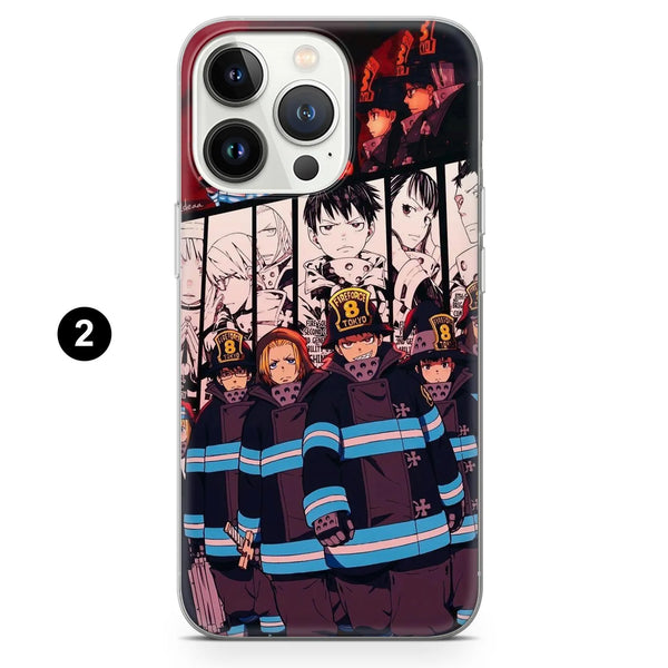 Fire Force Phone Case Shinra Kusakabe Anime Cover for iPhone 16 Pro Max