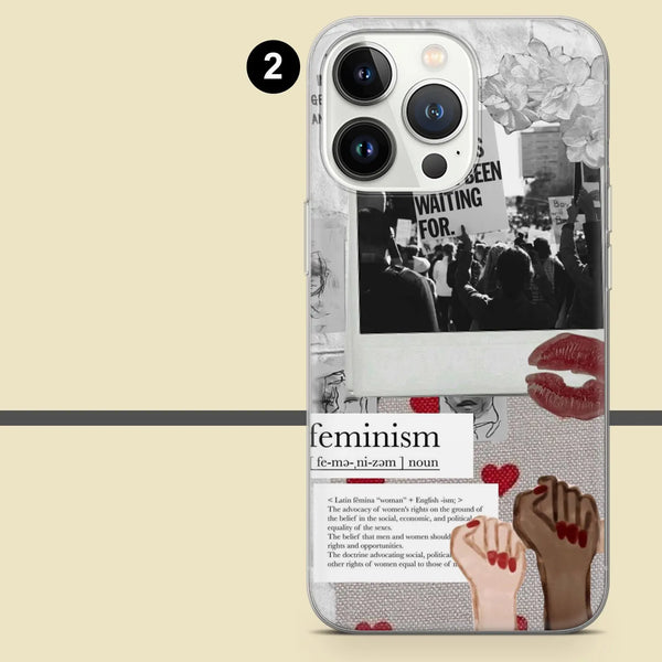 Feminist Phone Case Equality Patriarchy Cover for iPhone 16 Pro Max