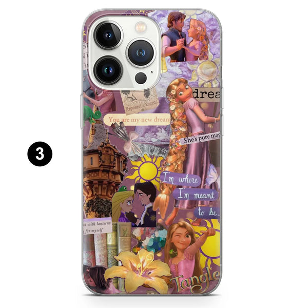Disney Princess Phone Case Tangled Rapunzel Cover for iPhone 16 Pro Max
