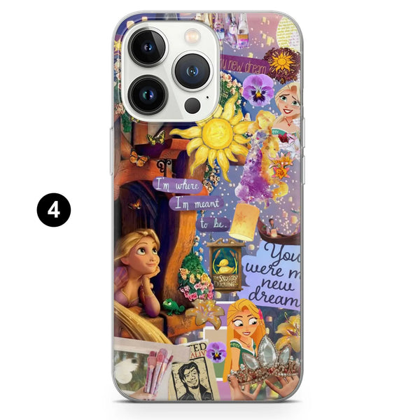 Disney Princess Phone Case Tangled Rapunzel Cover for iPhone 16 Pro Max