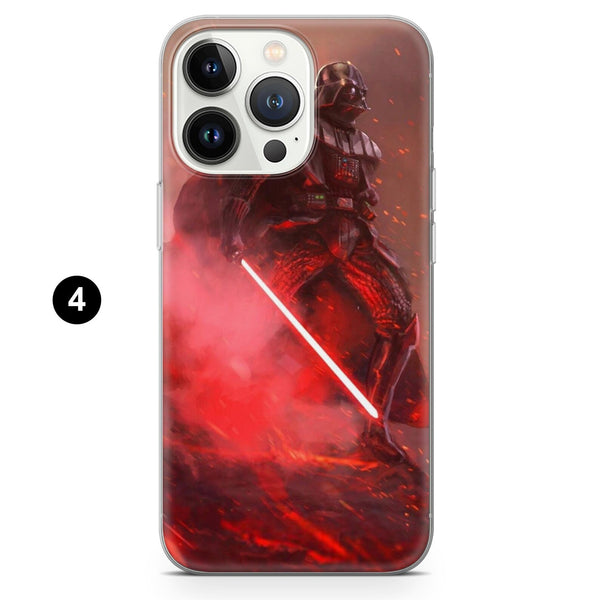 Darth Vader Phone Case Star Wars Lightsaber Cover for iPhone 16 Pro Max