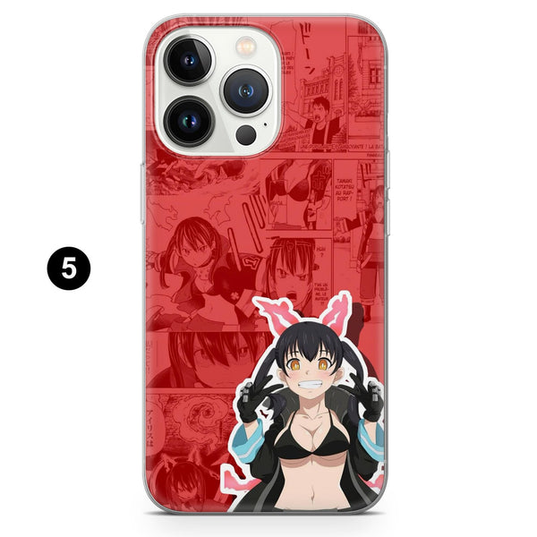 Fire Force Phone Case Shinra Kusakabe Anime Cover for iPhone 16 Pro Max