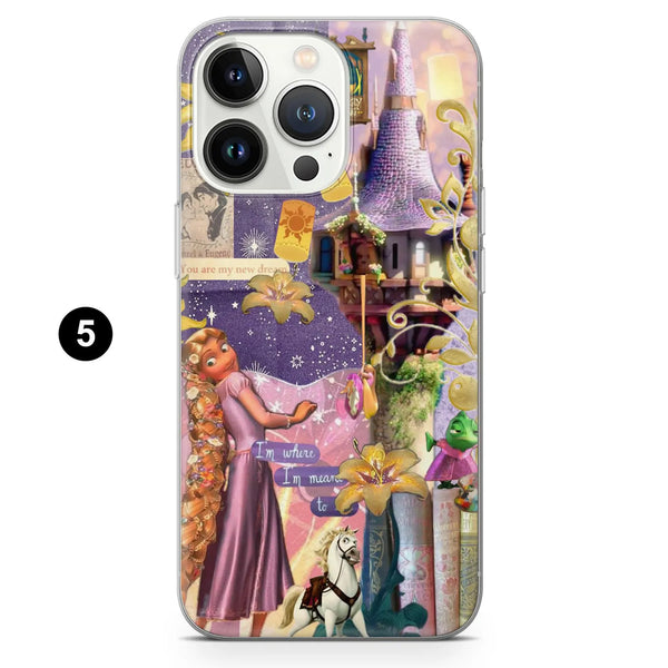 Disney Princess Phone Case Tangled Rapunzel Cover for iPhone 16 Pro Max