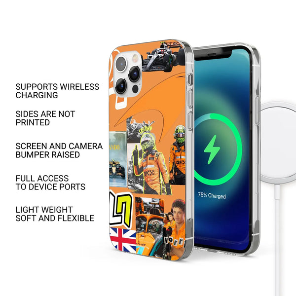 Oscar Piastri Phone Case Formula 1 Motosport Cover for iPhone 16 Pro Max