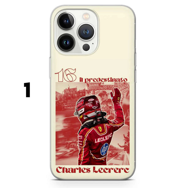 Charles Leclerc Phone Case Formula 1 Motosport Cover for iPhone 16Pro Max