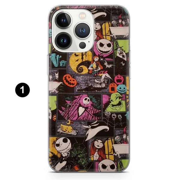 Skellington Phone Case Gothic Holiday Cover for iPhone 16 Pro Max