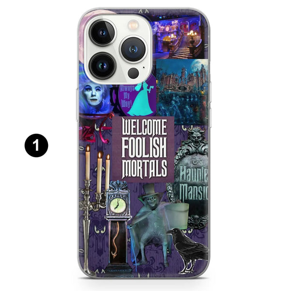 Ghosts Phone Case Haunted Mansion Disney Cover for iPhone 16 Pro Max