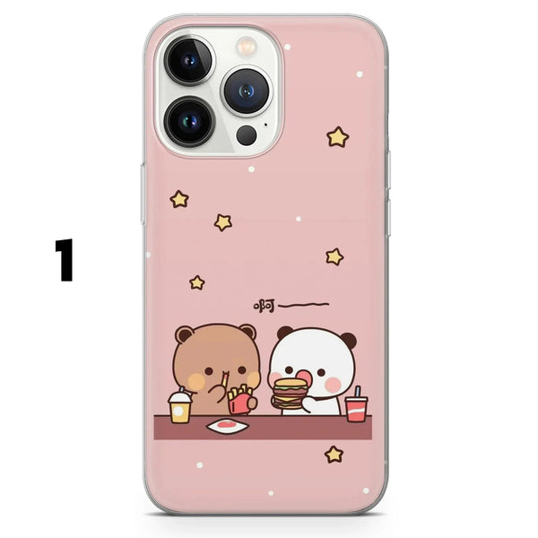 Bubu And Dudu Phone Case Cute Bears Chubby Cover for iPhone 16Pro Max