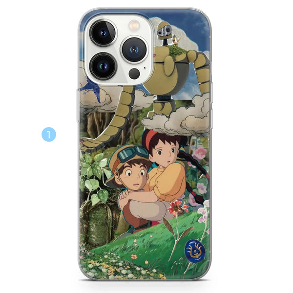 Studio Ghibli Phone Case Laputa Castle Cover for iPhone 16Pro Max