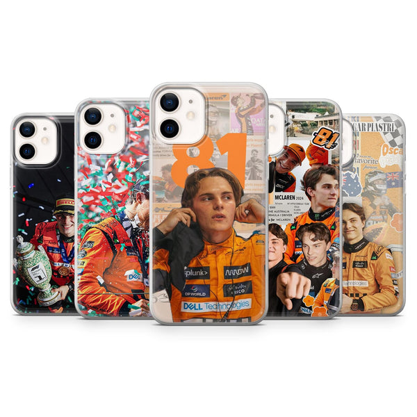 Oscar Piastri Phone Case Formula 1 Motosport Cover for iPhone 16 Pro Max
