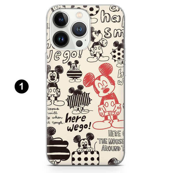 Mickey Mouse Phone Case Disney Cartoon Cover for iPhone 16 Pro Max