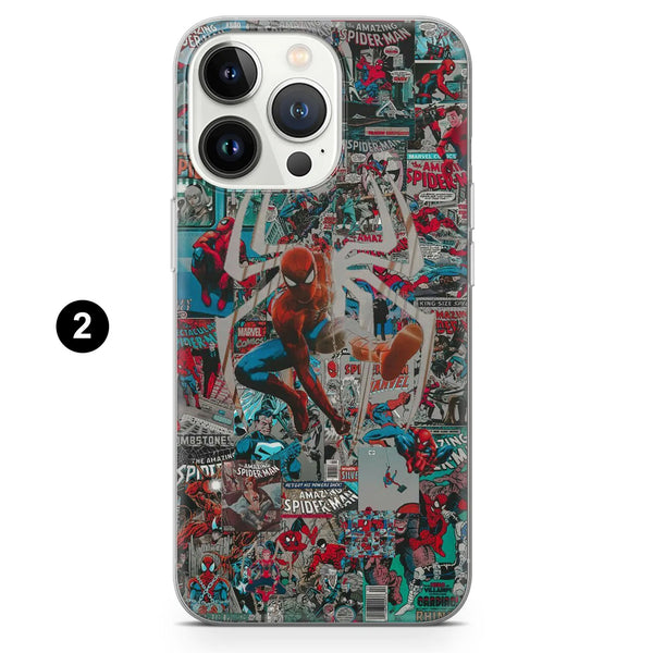 Spider Man Phone Case Peter Parker Marvel Cover for iPhone 16 Pro Max