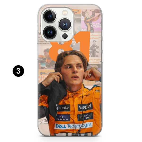 Oscar Piastri Phone Case Formula 1 Motosport Cover for iPhone 16 Pro Max