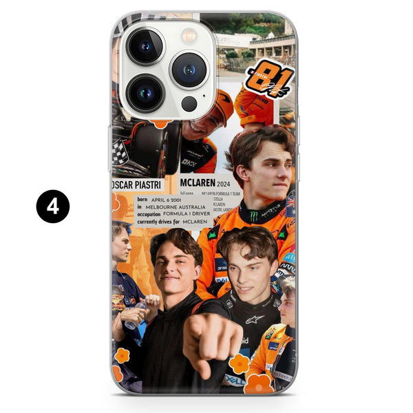 Oscar Piastri Phone Case Formula 1 Motosport Cover for iPhone 16 Pro Max