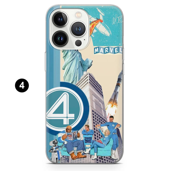 Fantastic 4 Phone Case Galactus Futuristic Cover for iPhone 16 Pro Max