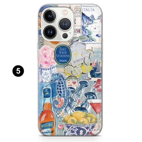 Aperol Spritz Phone Case Summer Vibes Aesthetic Cover for iPhone 16 Pro Max