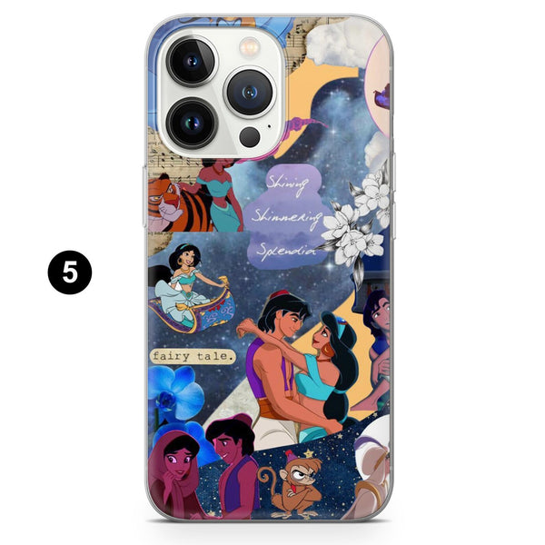 Disney Magic Phone Case Aladdin Jasmine Cover for iPhone 16 Pro Max