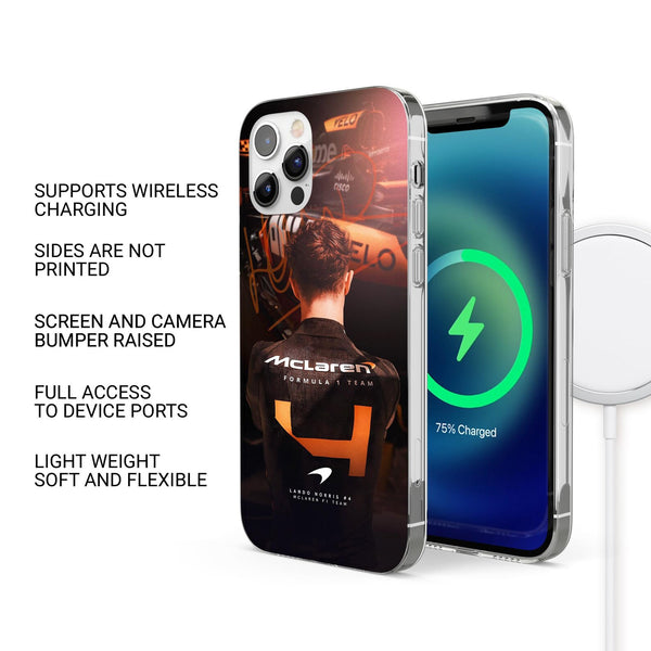 Lando Norris Phone Case Modern Mindset Cover for iPhone 16 Pro Max
