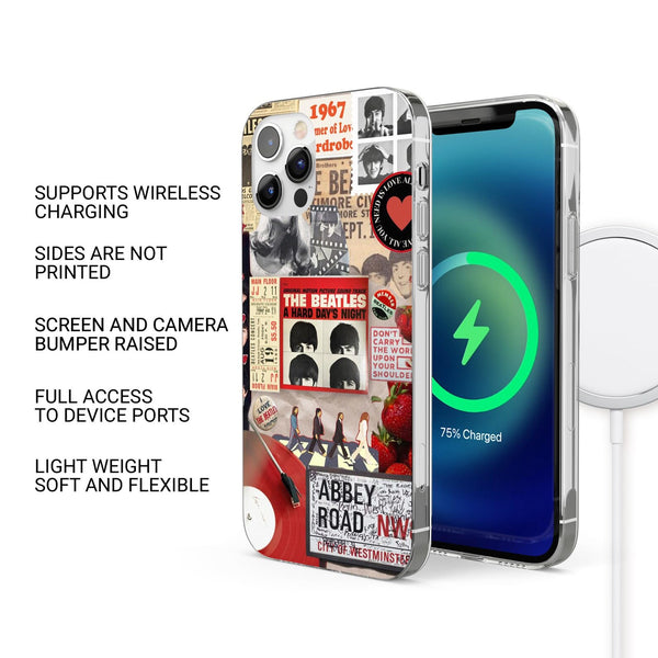 The Beatles Phone Case Music Legends Cover for iPhone 16 Pro Max