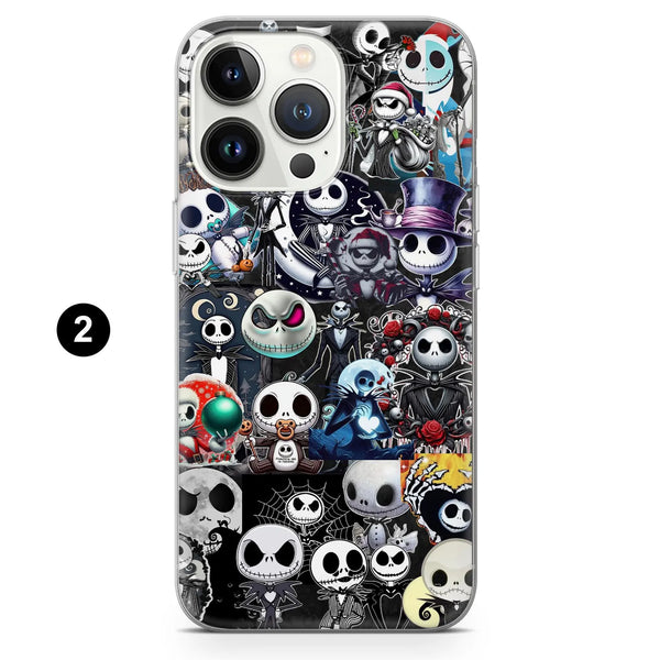Skellington Phone Case Gothic Holiday Cover for iPhone 16 Pro Max