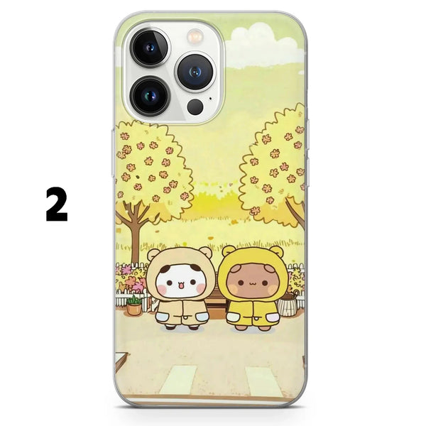 Bubu And Dudu Phone Case Cute Bears Chubby Cover for iPhone 16Pro Max