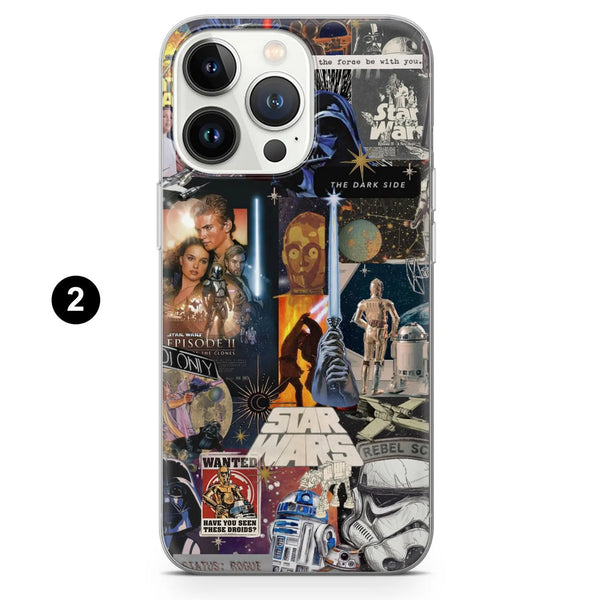 Star Wars Phone Case Movie Poster Space Cover for iPhone 16 Pro Max