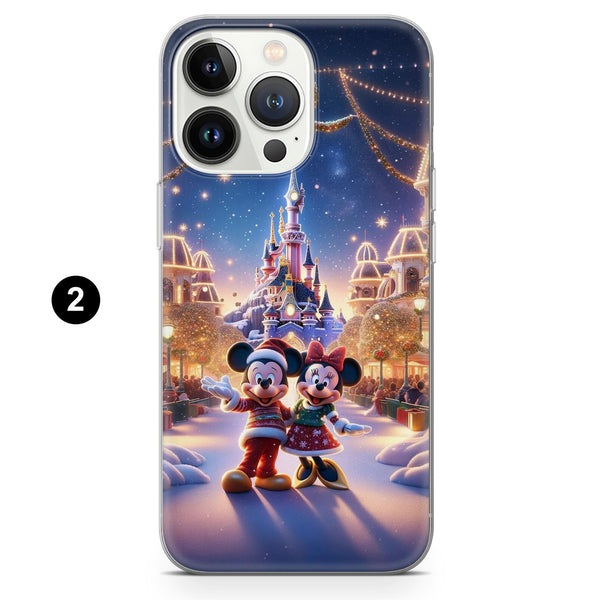 Mickey Mouse Phone Case Christmas Winter Cover for iPhone 16 Pro Max