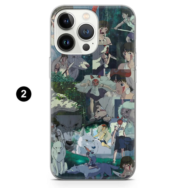 Princess Mononoke Phone Case Aesthetic Forest Cover for iPhone 16 Pro Max