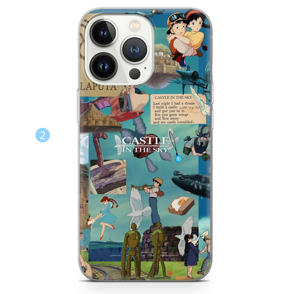 Studio Ghibli Phone Case Laputa Castle Cover for iPhone 16Pro Max